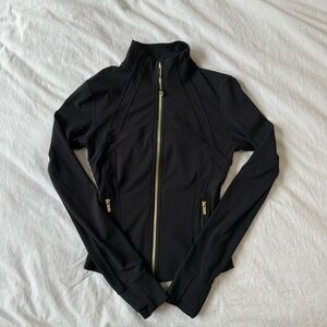Lululemon Define Jacket Black and Gold